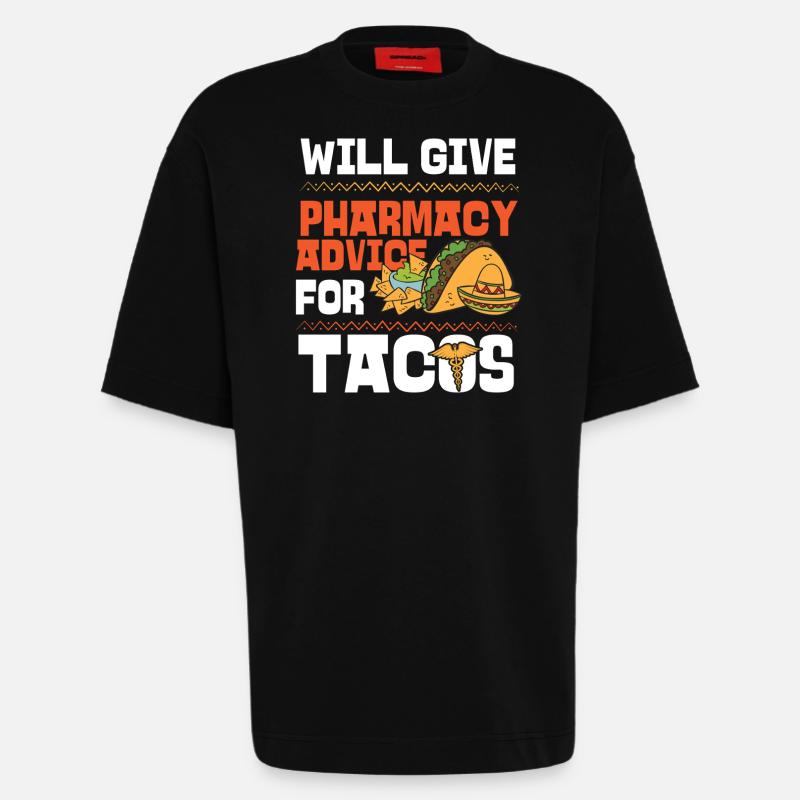 Pharmacy Tech Technician - Heavyweight T-Shirt - made by SPREAD - SOLID BLACK