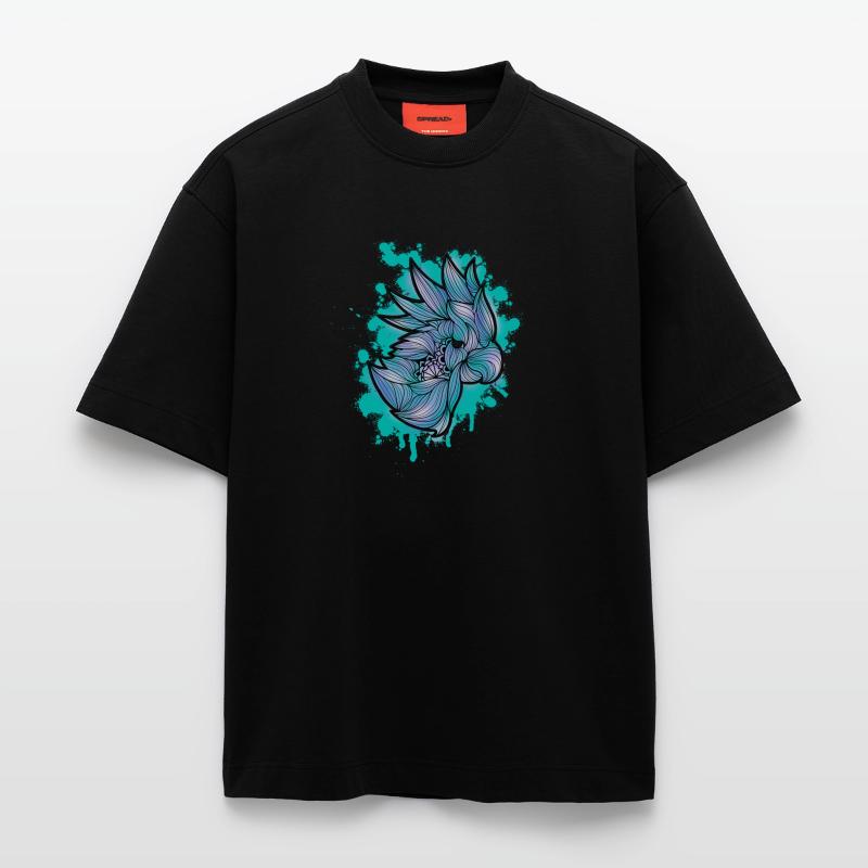 Parrot Mandala Heavyweight T-Shirt - made by SPREAD 