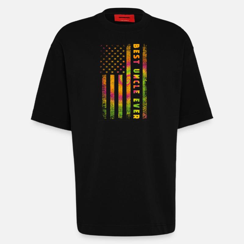 Bester Onkel - Heavyweight T-Shirt - made by SPREAD  - SOLID BLACK