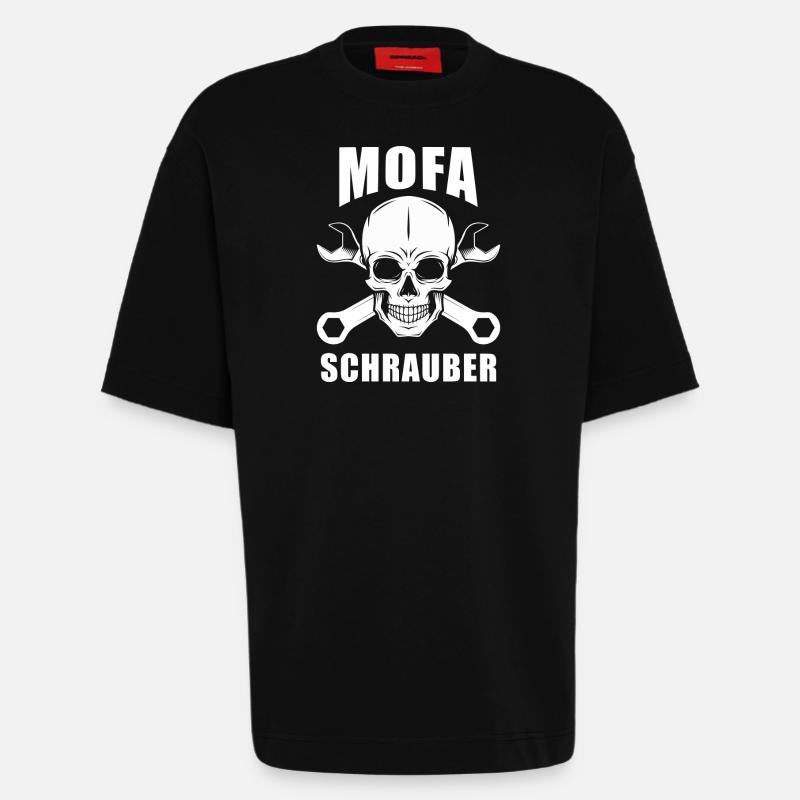 Mofa Screwdriver Mofa Screwdriver - Heavyweight T-Shirt - made by SPREAD - SOLID BLACK