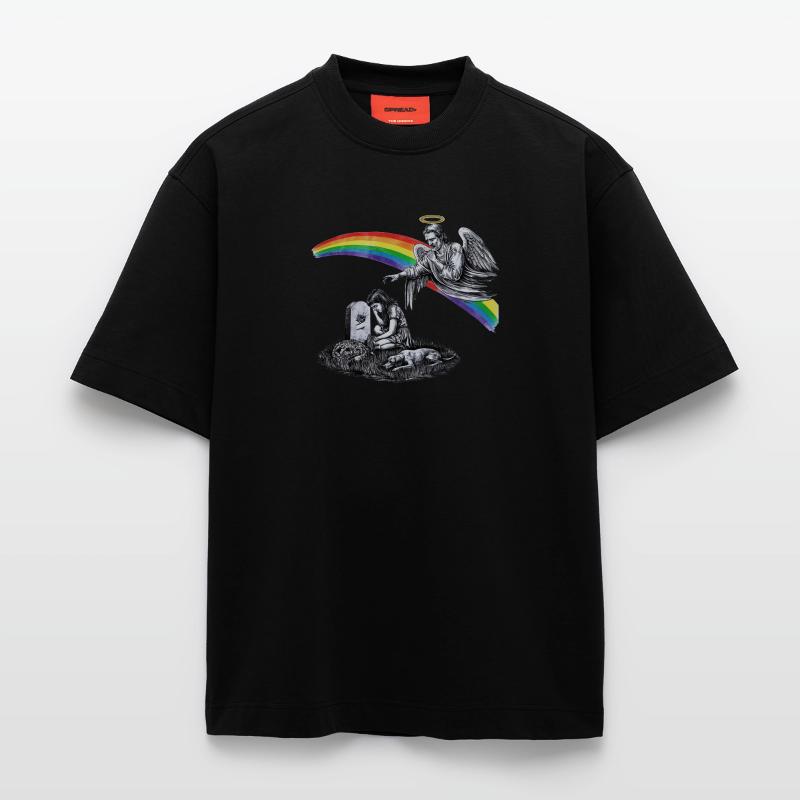 Missing Dad Mourning Heavyweight T-Shirt - made by SPREAD 