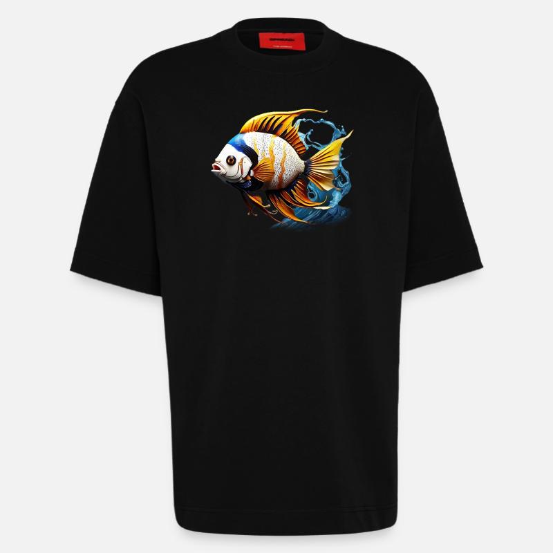 Skalar - Heavyweight T-Shirt - made by SPREAD  - SOLID BLACK
