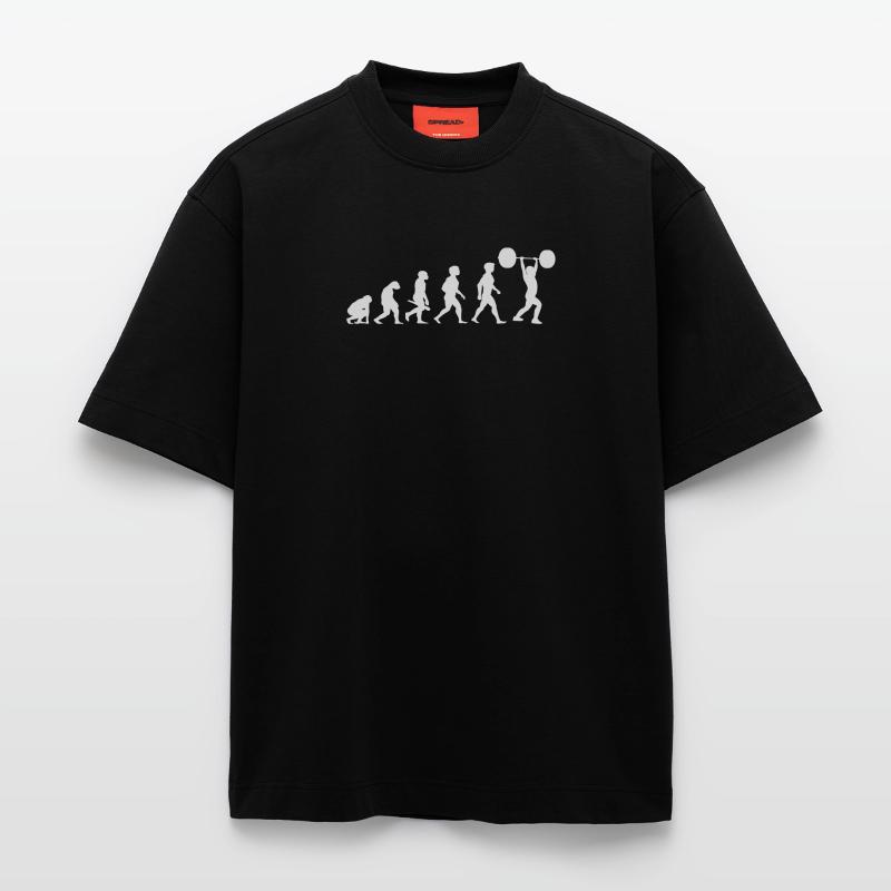 Evolution Weightlifting Weightlifting Bodybuilding Heavyweight T-Shirt - made by SPREAD 