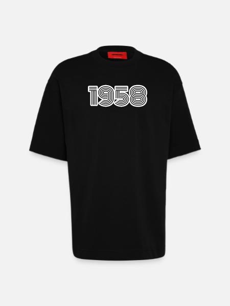1958 - Heavyweight T-Shirt - made by SPREAD  - SOLID BLACK