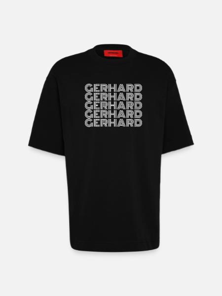 Gerhard - Heavyweight T-Shirt - made by SPREAD - SOLID BLACK