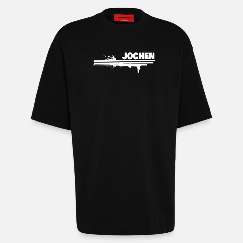 Gift for Jochen - Heavyweight T-Shirt - made by SPREAD  - SOLID BLACK