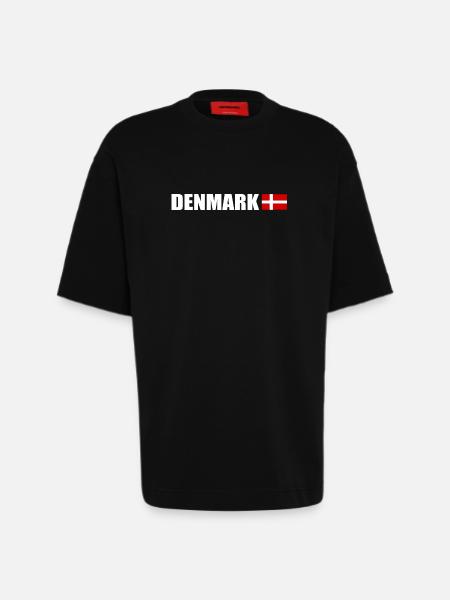 Denmark - Heavyweight T-Shirt - made by SPREAD - SOLID BLACK