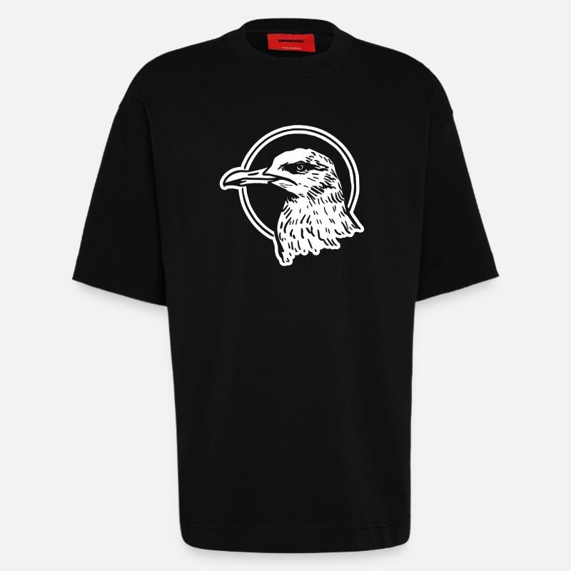 Möwe - Heavyweight T-Shirt - made by SPREAD  - SOLID BLACK