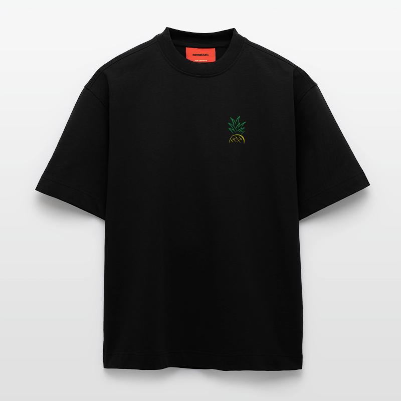 Ananas Sketch – Fresh Fruit Graphic Heavyweight T-Shirt - made by SPREAD 