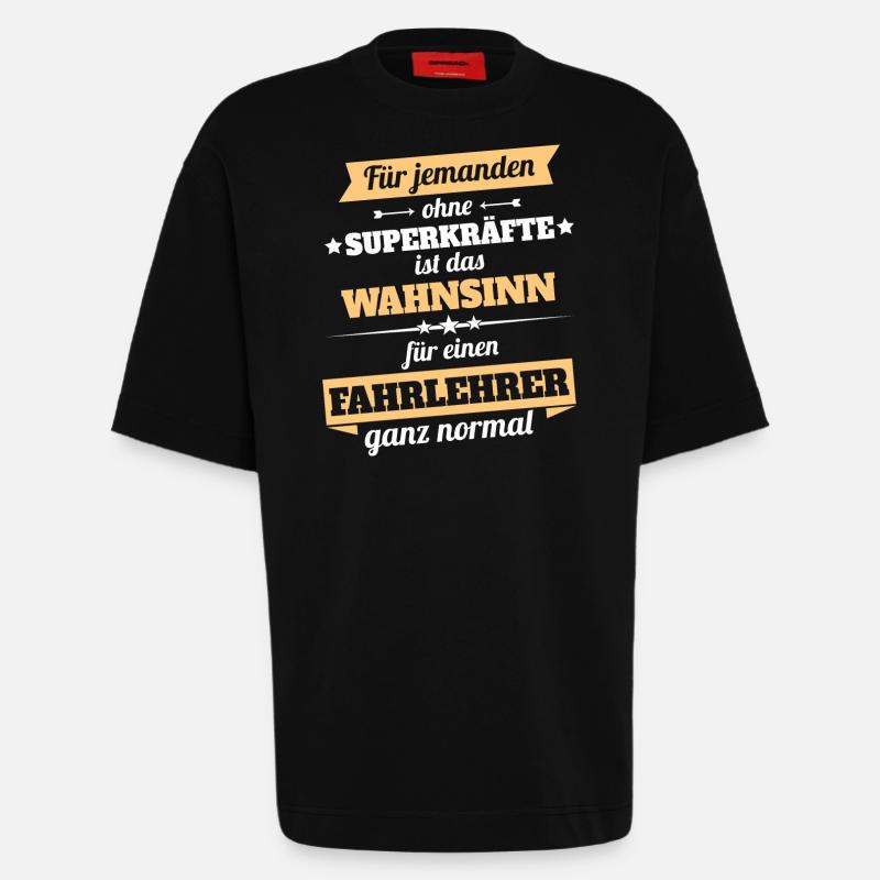 Fahrlehrer - Held - Heavyweight T-Shirt - made by SPREAD  - SOLID BLACK