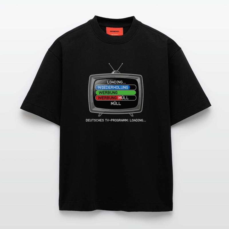 German TV Program: Loading... Heavyweight T-Shirt - made by SPREAD 