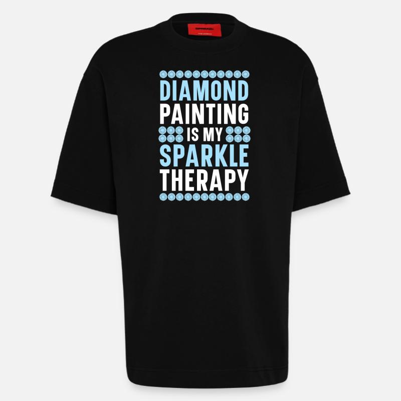 Diamond Painting Tools Diamond Painter - Heavyweight T-Shirt - made by SPREAD  - SOLID BLACK