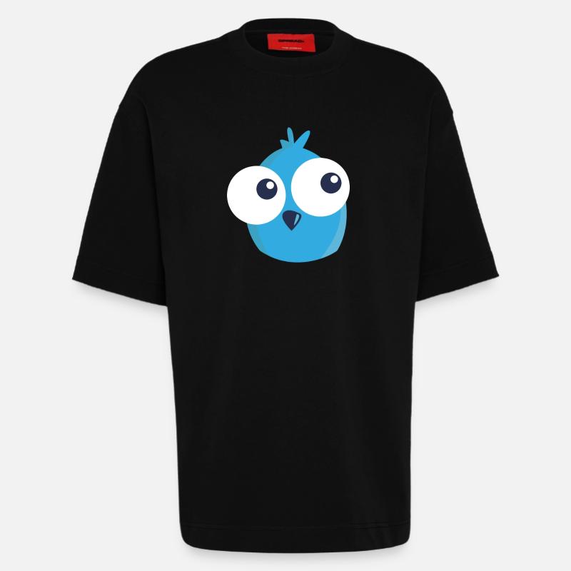 all tonight Eule - Heavyweight T-Shirt - made by SPREAD  - SOLID BLACK