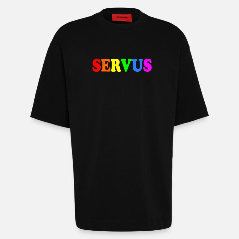 Servus - Heavyweight T-Shirt - made by SPREAD  - SOLID BLACK