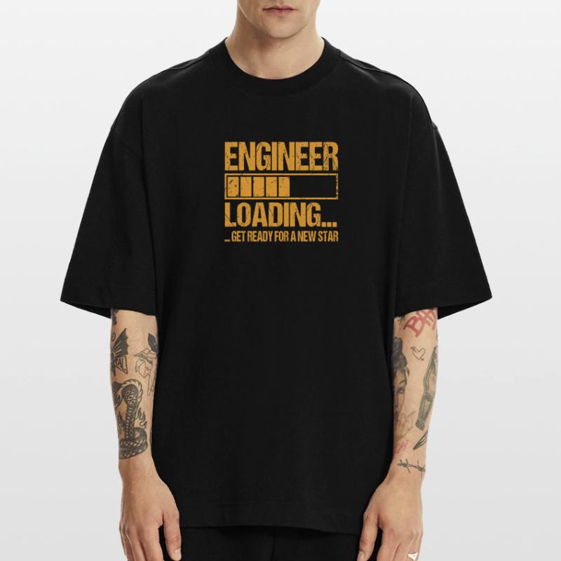 Engineer loading Engineer Training Heavyweight T-Shirt - made by SPREAD 