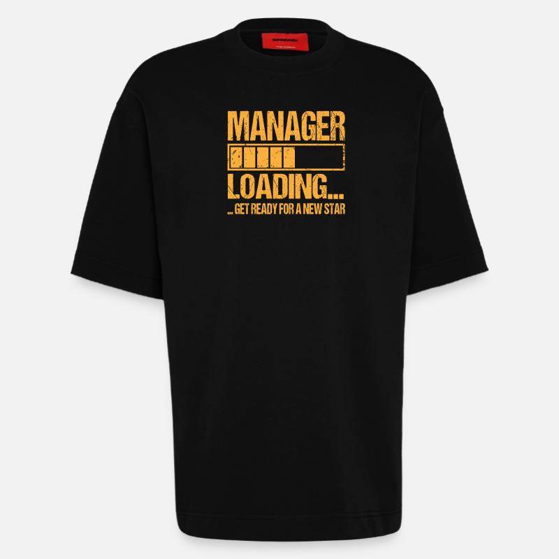 Manager loading Manager Training - Heavyweight T-Shirt - made by SPREAD  - SOLID BLACK