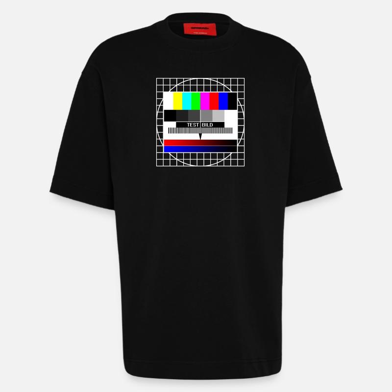 testbild - T-shirt bio épais oversize fabriqué en UE - SOLID BLACK