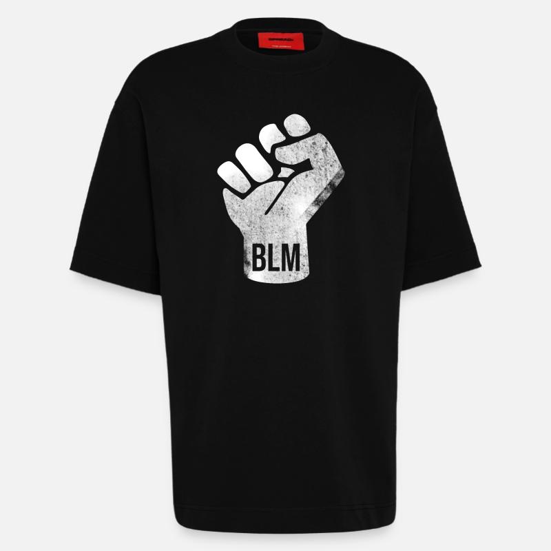 BLM Faust Design - Heavyweight T-Shirt - made by SPREAD  - SOLID BLACK