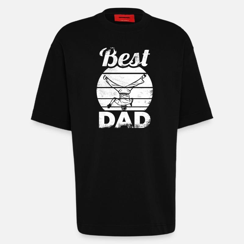 Breakdance Vater - Heavyweight T-Shirt - made by SPREAD - SOLID BLACK
