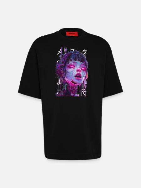 Virtual Influencer 02 - Heavyweight T-Shirt - made by SPREAD - SOLID BLACK