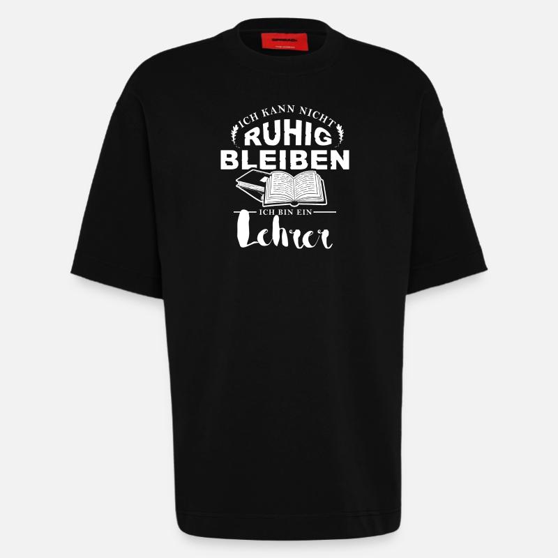 Ich bin ein Lehrer - Heavyweight T-Shirt - made by SPREAD  - SOLID BLACK