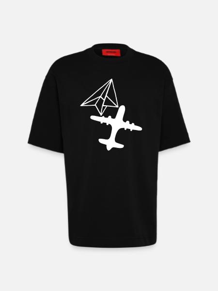 Dream of Greatness (White) - Heavyweight T-Shirt - made by SPREAD - SOLID BLACK