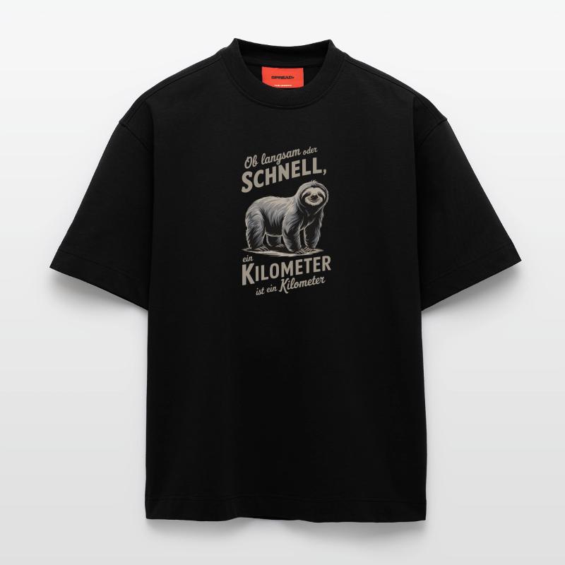 Egal ob langsam oder schnell, Heavyweight T-Shirt - made by SPREAD 