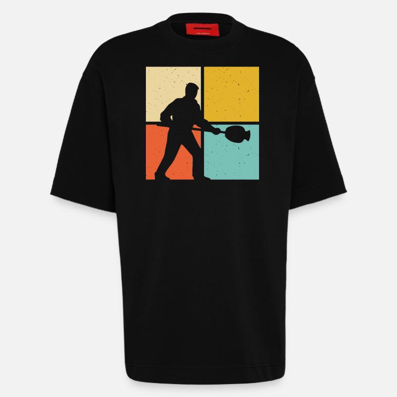Glasbläser - Heavyweight T-Shirt - made by SPREAD  - SOLID BLACK