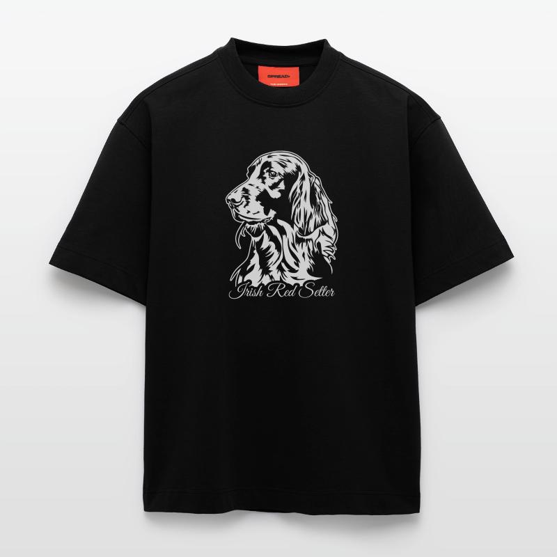 Irish Red Setter Jagdhund Jagdhunde Hunde Wilsigns Heavyweight T-Shirt - made by SPREAD 
