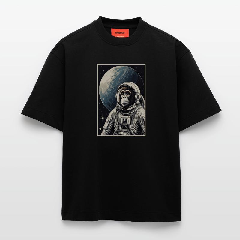 Astronauten Affe Heavyweight T-Shirt - made by SPREAD 