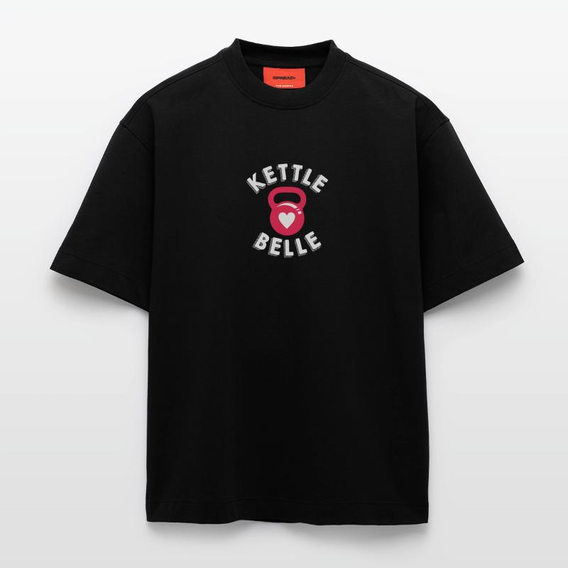 KETTLE BELLE Liebe Training Sport Studio Heavyweight T-Shirt - made by SPREAD 