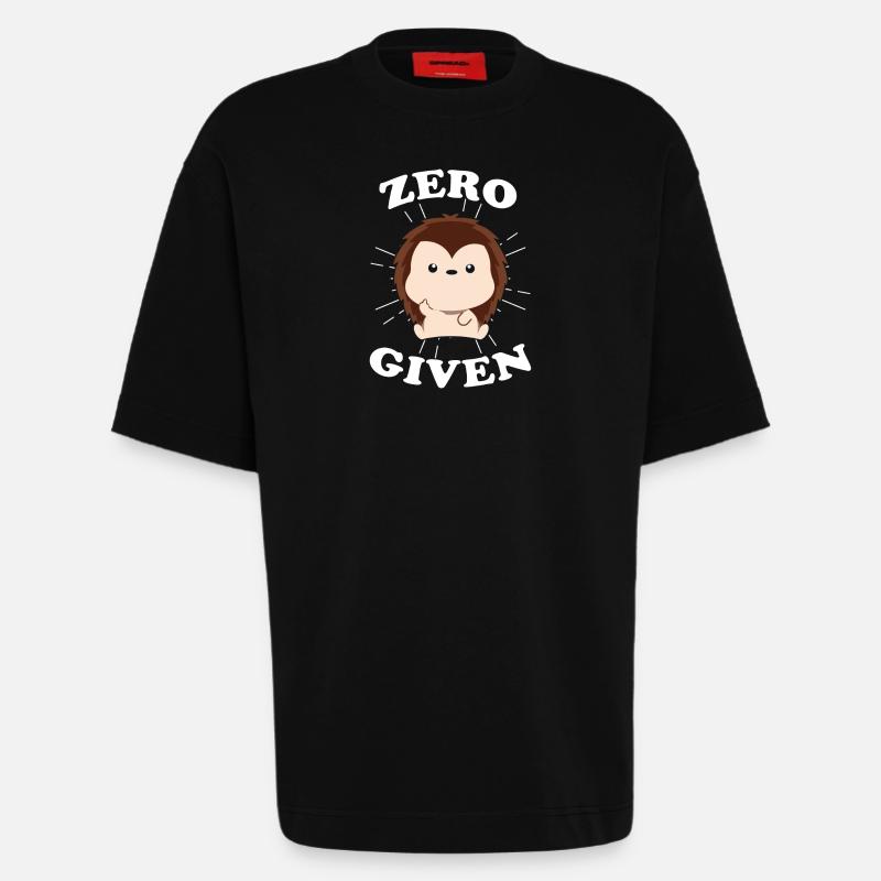Igel Mittelfinger - Heavyweight T-Shirt - made by SPREAD  - SOLID BLACK