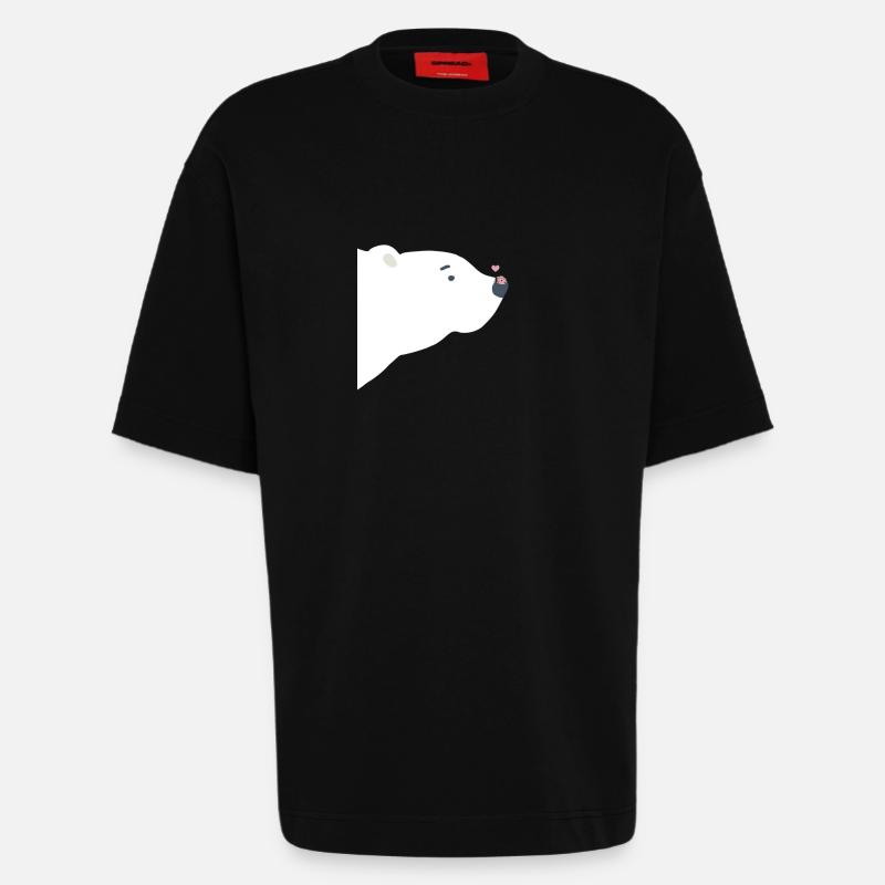 Eisbär - Heavyweight T-Shirt - made by SPREAD  - SOLID BLACK