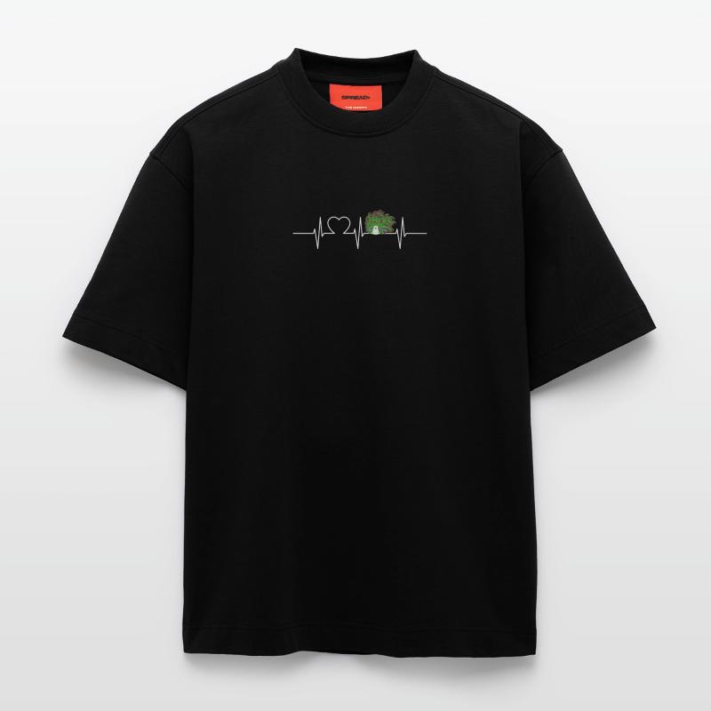 Nudibranches nudibranches T-shirt bio épais oversize fabriqué en UE