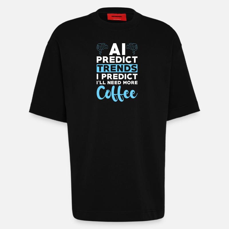 Artificial Intelligence Ai Lovers - Heavyweight T-Shirt - made by SPREAD  - SOLID BLACK
