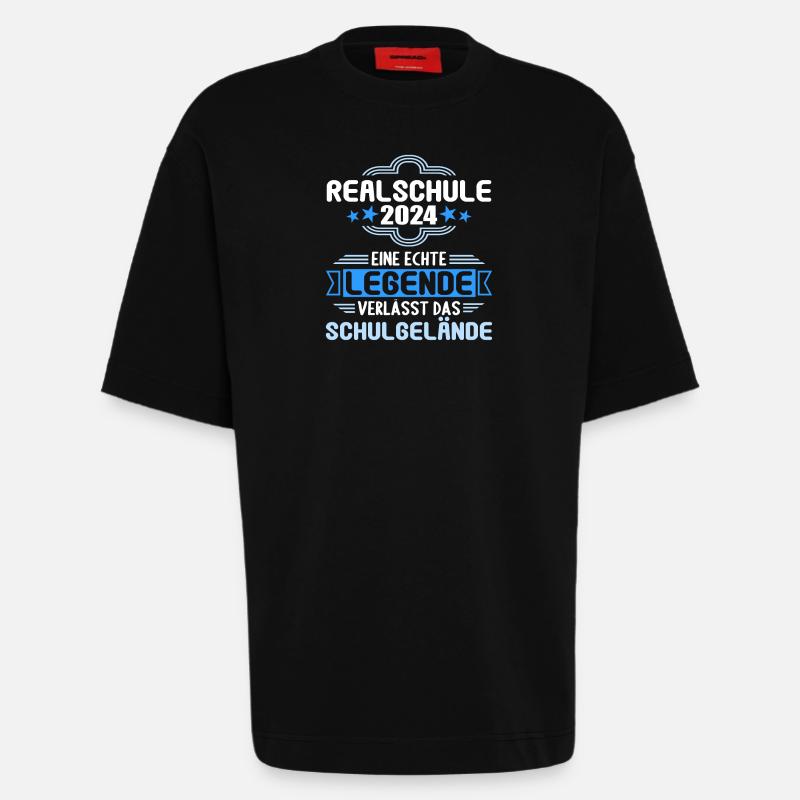 Lycée Jeunes Filles Lycée 2024 - T-shirt bio épais oversize fabriqué en UE - SOLID BLACK