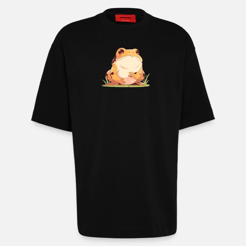 Toad Toads Toad - Heavyweight T-Shirt - made by SPREAD  - SOLID BLACK