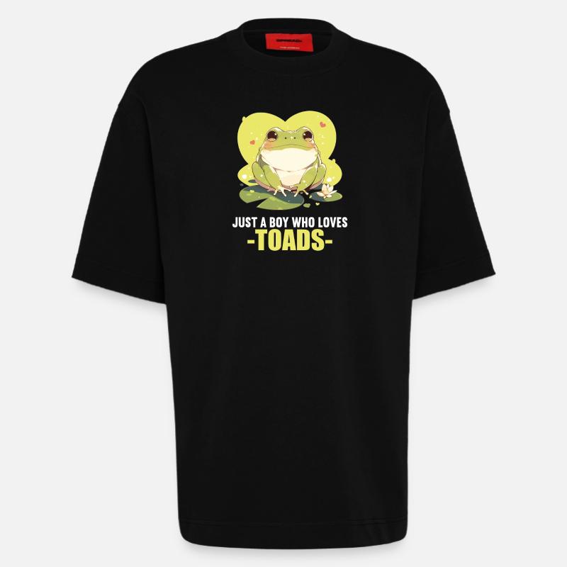 Toad Toads Toad - Heavyweight T-Shirt - made by SPREAD  - SOLID BLACK