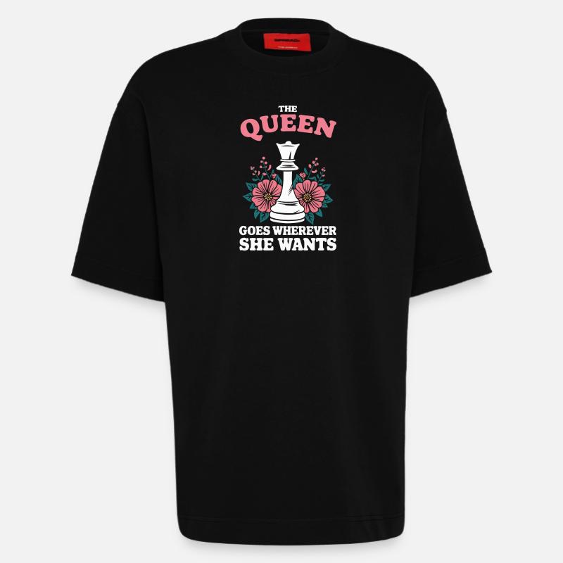 Chess Chess Player - Heavyweight T-Shirt - made by SPREAD  - SOLID BLACK