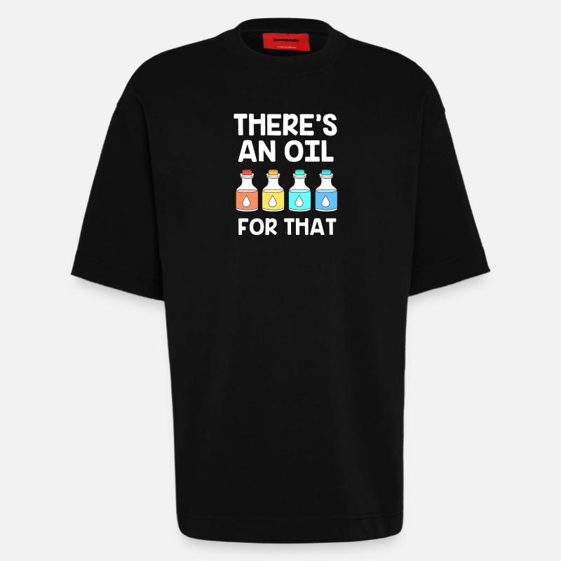Ätherisches Öl - Heavyweight T-Shirt - made by SPREAD  - SOLID BLACK