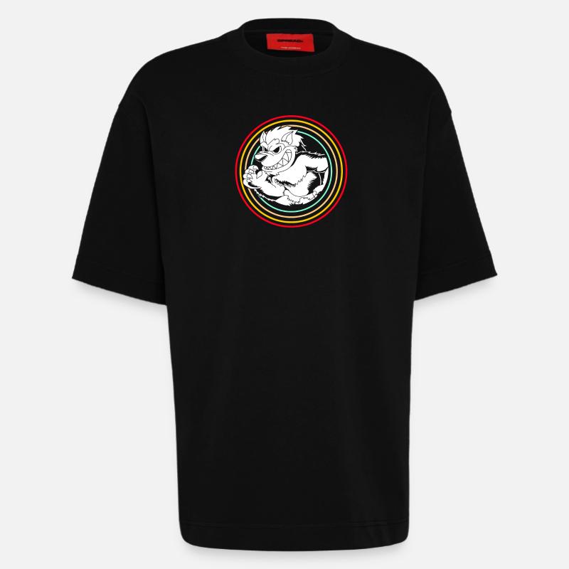 Werwolf - Heavyweight T-Shirt - made by SPREAD - SOLID BLACK