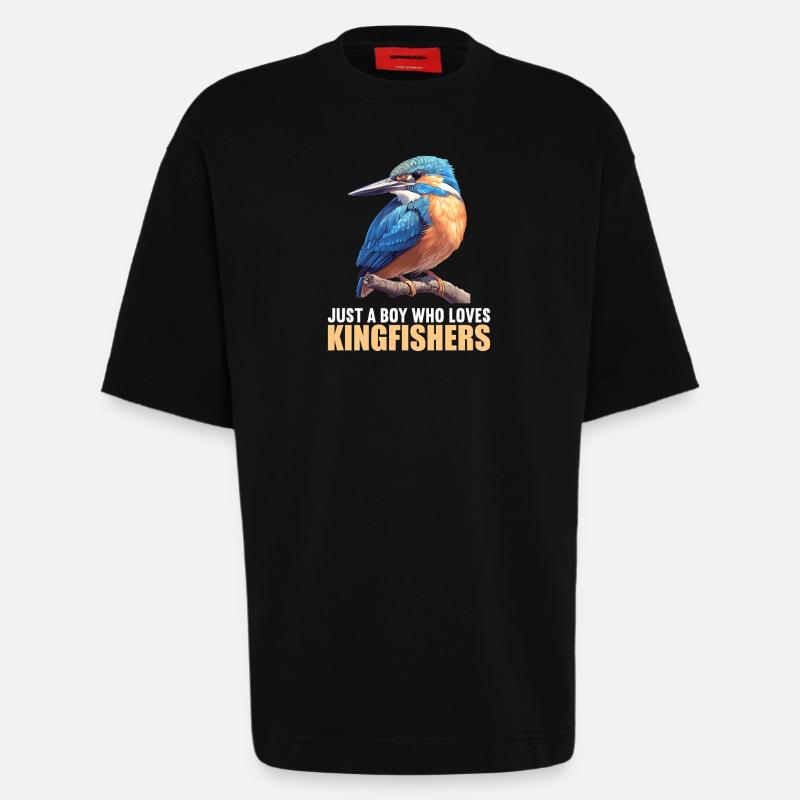 Eisvögel Eisvogel - Heavyweight T-Shirt - made by SPREAD  - SOLID BLACK