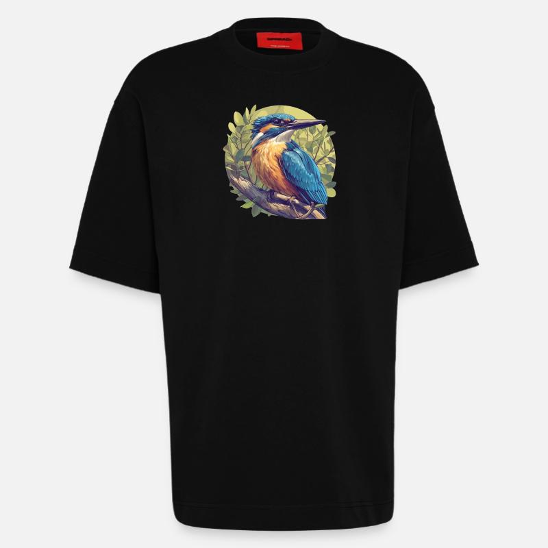 Eisvögel Eisvogel - Heavyweight T-Shirt - made by SPREAD  - SOLID BLACK