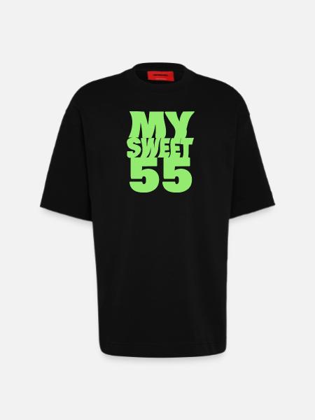 Süß 55 - Heavyweight T-Shirt - made by SPREAD  - SOLID BLACK