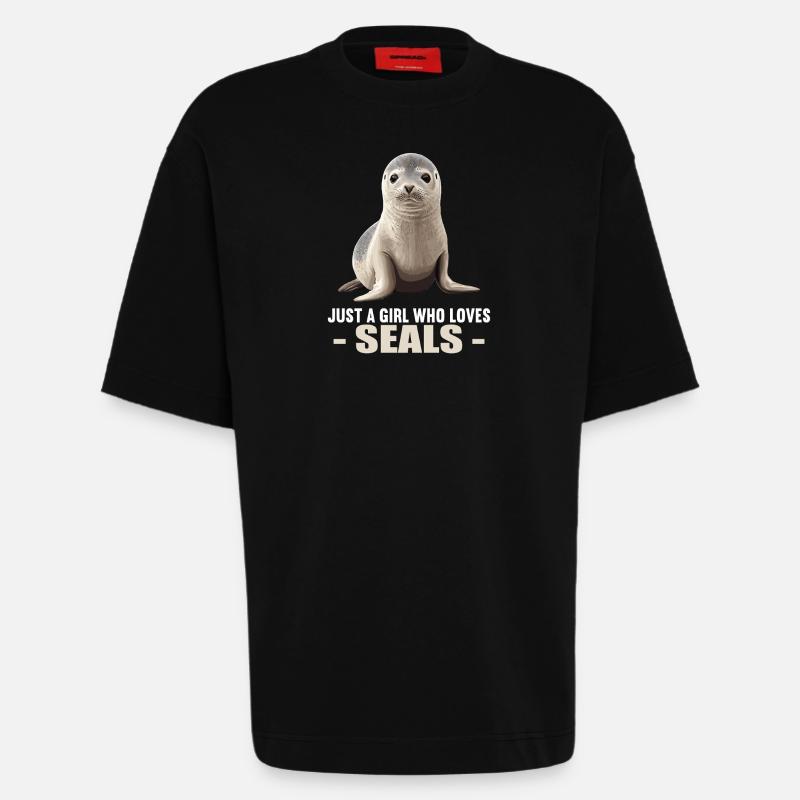 Robben Robbe - Heavyweight T-Shirt - made by SPREAD - SOLID BLACK