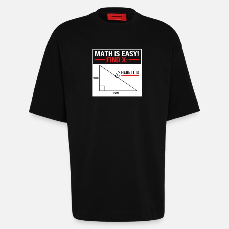 Mathematik - Heavyweight T-Shirt - made by SPREAD - SOLID BLACK