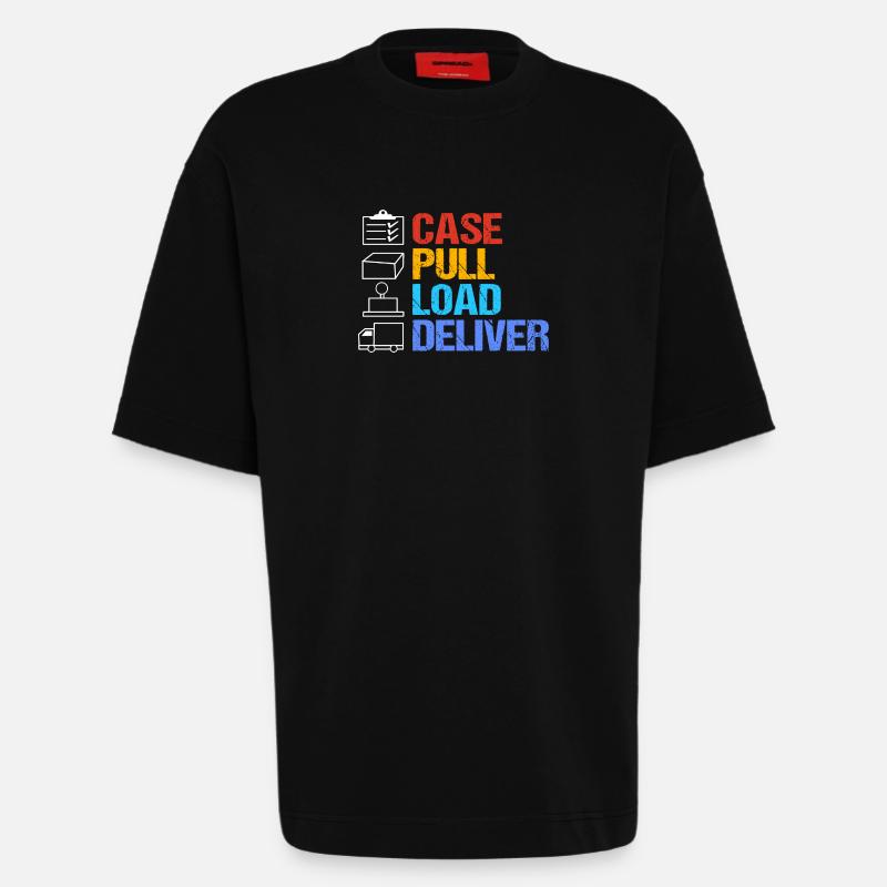 Postbote - Heavyweight T-Shirt - made by SPREAD  - SOLID BLACK