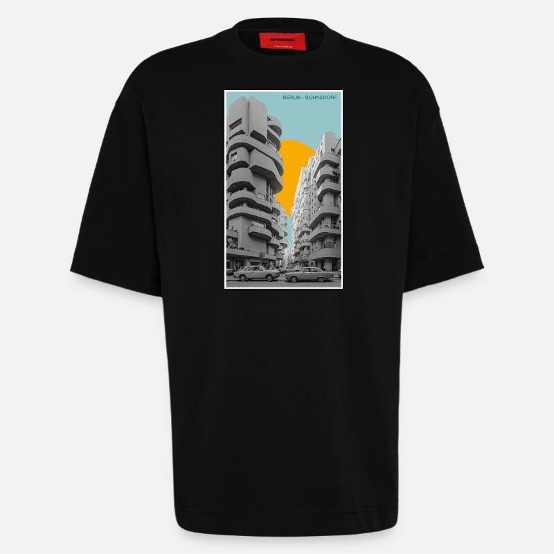 Bohnsdorf - Heavyweight T-Shirt - made by SPREAD  - SOLID BLACK