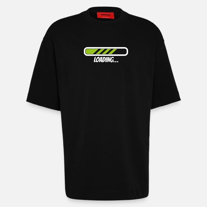 Loading 2 - Heavyweight T-Shirt - made by SPREAD  - SOLID BLACK
