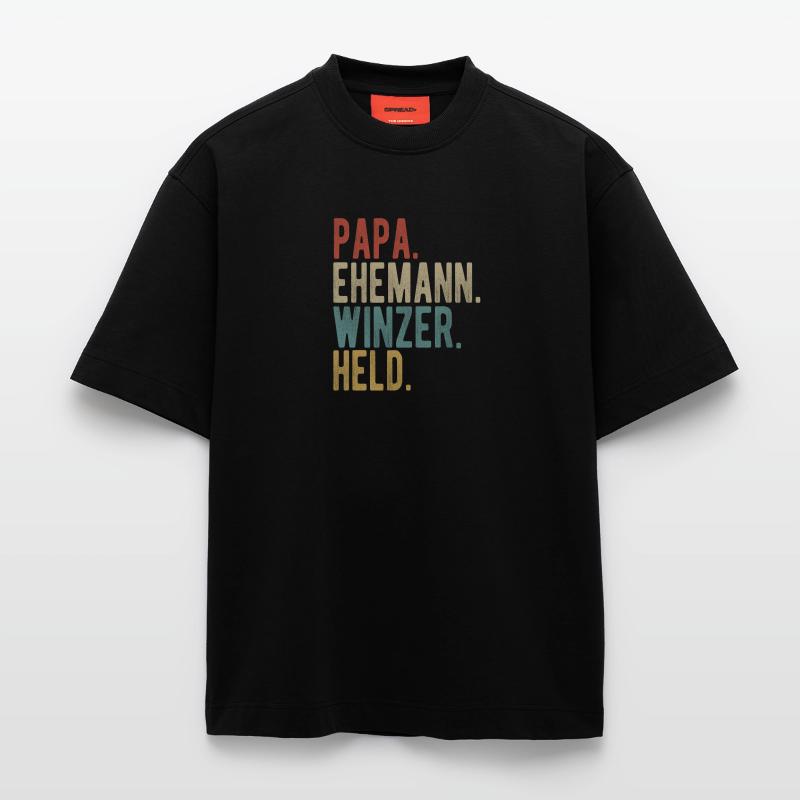 Winzer Papa Ehemann Held Heavyweight T-Shirt - made by SPREAD 
